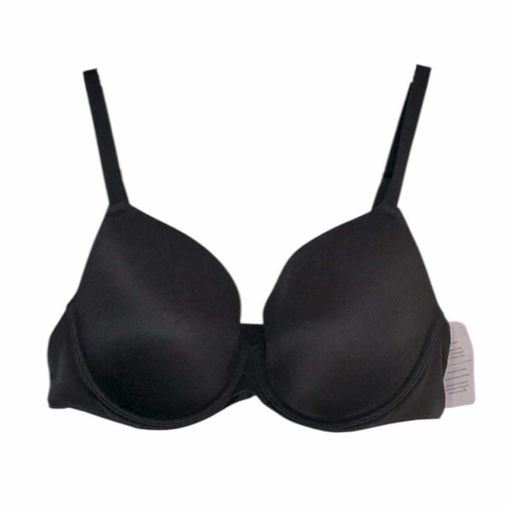 Auden Women’s Lightly Lined Full Coverage Bra Black 38B Underwire, Molded Cups